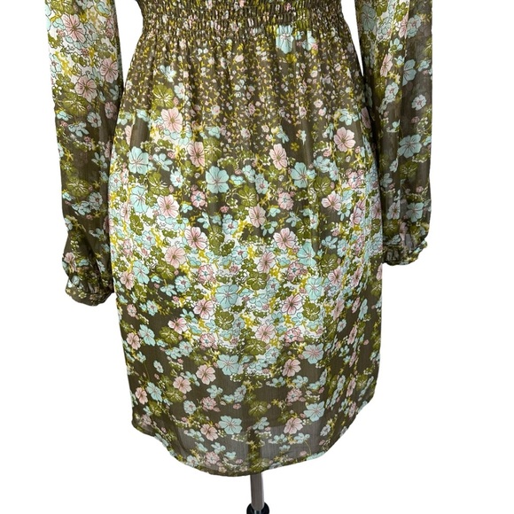 H&M Floral Slit Sleeve Dress 8 - Picture 10 of 13